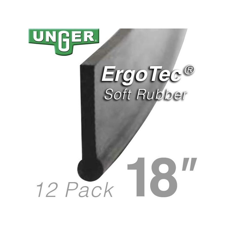Rubber ErgoTec Soft 18in (12 Pack) Unger