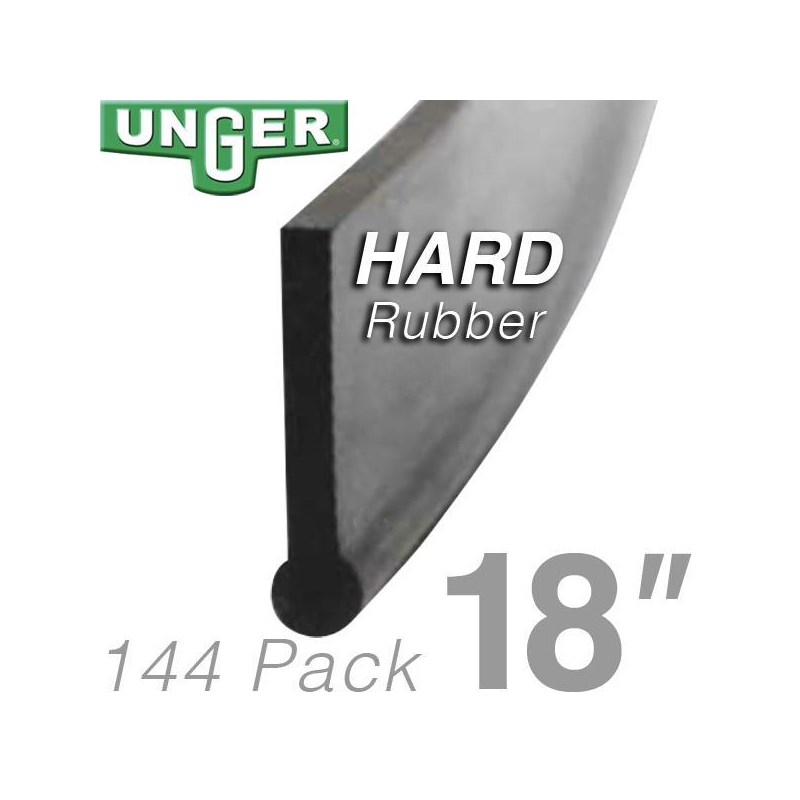 Rubber Hard 18in (144 Pack) Unger