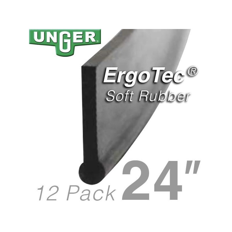 Rubber ErgoTec Soft 24in (12 Pack) Unger