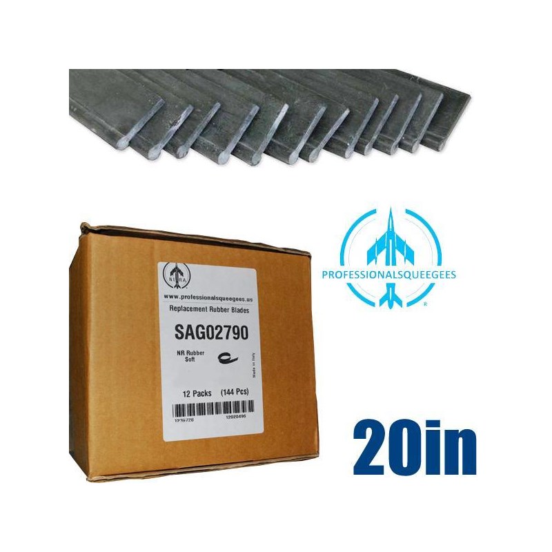 Rubber Professionalsqueegees 20in (144 Pack)