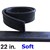 Rubber 22in (12 Pack)  Soft Black Diamond 