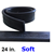 Rubber 24in (12 Pack)  Soft Black Diamond 