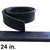 Rubber FlatTop 24in(144 Pack) Black Diamond