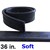Rubber 36in   (12 Pack)  Soft Black Diamond 