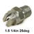 ProTool 1.5 Nozzle SS 1/4in 25 Degree 25015