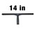 T-Bar Taper Plastic 14in Ettore