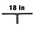 T-Bar Taper Plastic 18in Ettore