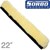 Sorbo Yellow Jacket Sleeve with Brass Snaps 22in
