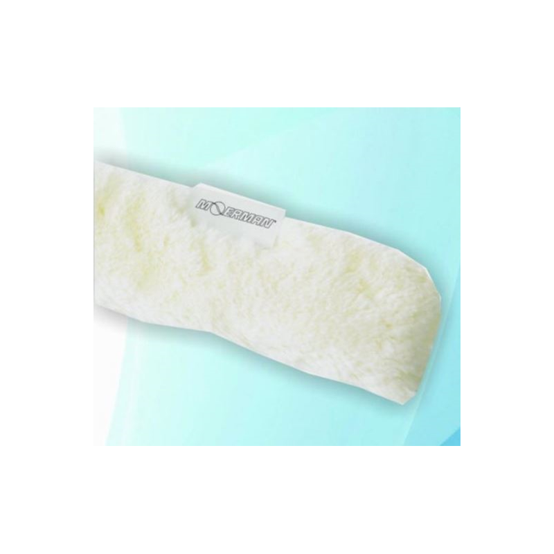 Sleeve 10in White Plush Woven Moerman