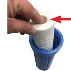 ProTool Filter Sediment Insert 9-7/8in grooved