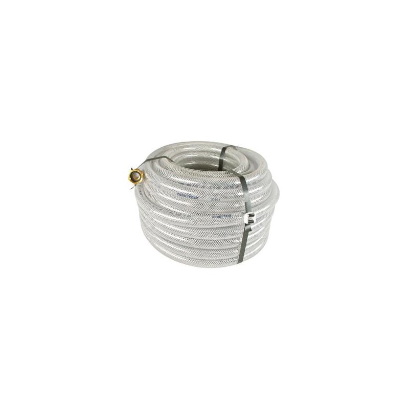 ProTool Hose 5/8in 200ft Clear Braided