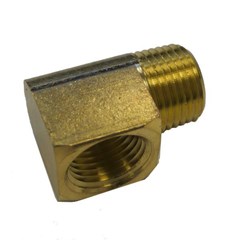 ProTool Street Elbow Brass 1/2in 90 Degree