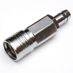 Gardiner QC Coupling with Shutoff to 1/2in Barb