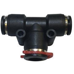 Gardiner T Fitting Push Fit 2 Way 1/4 tube to connect to the 5/16 Pole Hose 
