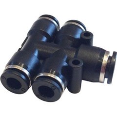 Gardiner T Fitting Push Fit 4 Way