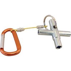ProTool Water Key 4 Way with carabiner