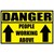 ProTool People Working Above Warning Sticker