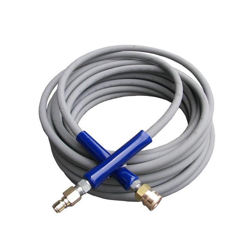 Hose Flextral Gray 50ft 4000psi  w/QC Pressure Washing