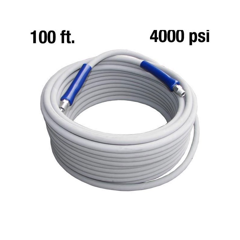 Hose Flextral Gray 100ft 4000psi Pressure Washing