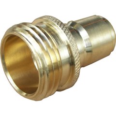 GH QC Plug 3/4in GH x 1/2in NPT-M