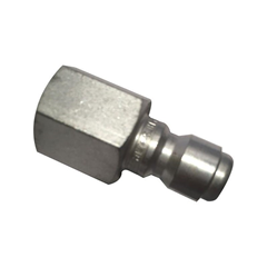 Plug 1/4 FPT SS 5500psi Hansen