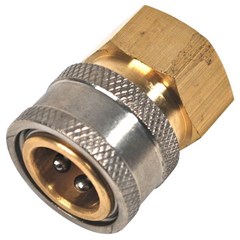 Coupler 3/8in PW Steel/Zinc FPT