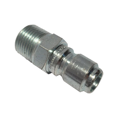 Plug 3/8 MPT Steel 3500 psi Hansen