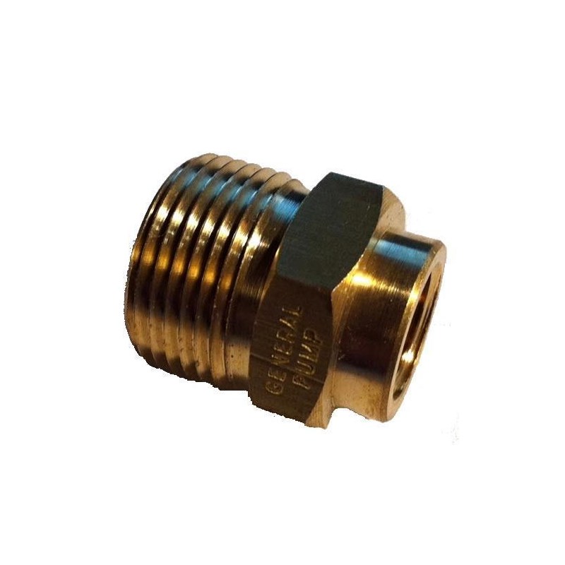 M22 14MM Male to 1/4in Female NPT Brass