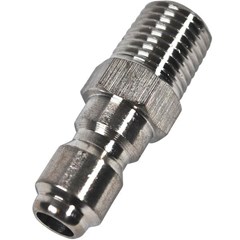 Plug 1/4in SS MPT