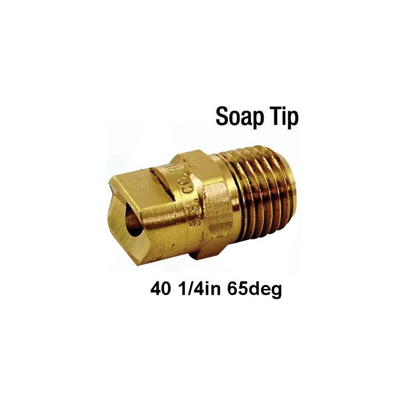 ProTool 40 Nozzle Tip Brass 65 Degree SoapTip 4065 1/4 npt