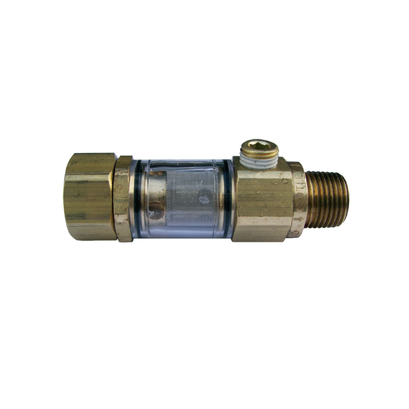 Inlet Water Filter Assembly 1/2in w1/4in Bypass