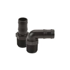 ProTool Hose Barb 90deg 3/8in M Thread x 3/8in