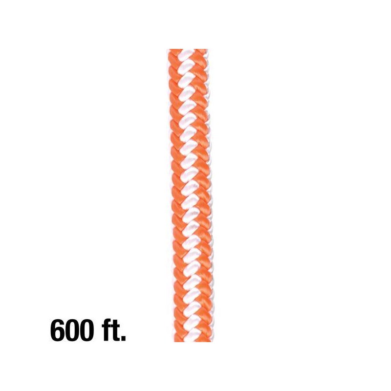 Rope Braided Hi Vis 1/2in 600ft