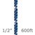 Rope KMIII 1/2in 600 Ft Blue