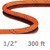 Rope KMIII 1/2in 300 Orange