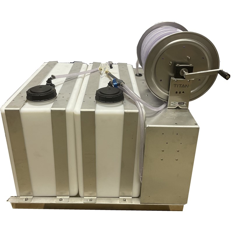 ProTool Skid Sprayer 50 ga Batch 50ga Storage Tanks with 270ft hose