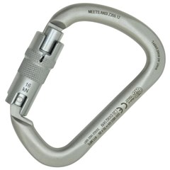 ANSI XL Steel TripleLock Carabiner White