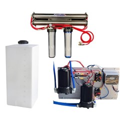 Wall Mount 20in 2 Hi Flo RO 12V Built Parts List