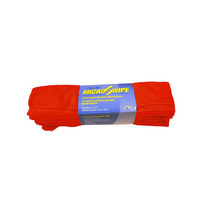 MicroSwipe Towel 14x14 Red (10) Ettore
