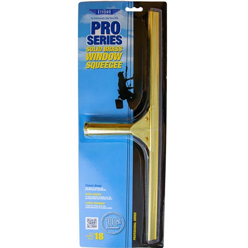 Ettore Classic Squeegees Brass 18 inch
