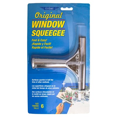 Ettore Classic Squeegees Stainless 6 inch Ettore Classic Squeegees Stainless 6 inch