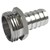 Hose Barb 3/4in Barb to 3/4in  Stainless Garden Hose  Male