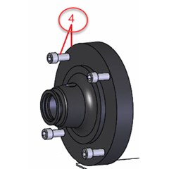 Pump Adapter Flange w/bolts