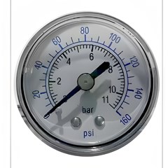 Pressure Gauge 160psi (Back Mount)