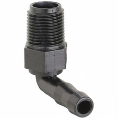Hose Barb 90deg 1/2in M Thread x 1/2in Elbow