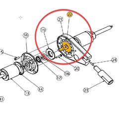 ProTool Impeller for 32in and 39in Rotary Brush