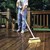 HydraSoar Stiff 10in Beige FlowThru Brush Image 1