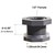 Bulkhead Fitting 1/2in FNPT PVC Image 2