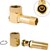 Swivel Garden Hose Brass Image 1