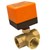 Valve 3 Way 12v Ball Valve 1/2in Brass Image 1